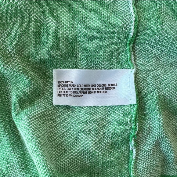 Diane von Furstenburg x Target V-Neck Ginkgo Green Sweater Wrap Top Dress, XXS - Picture 11 of 14